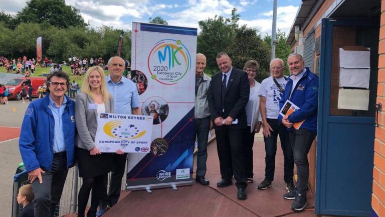 Milton Keynes has been declared European city of sport 2020