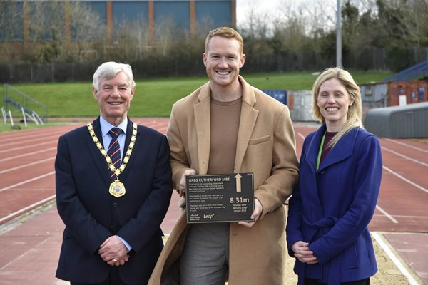 Olympic gold medallist Greg Rutherford jumps in to support MK’s European City of Sport