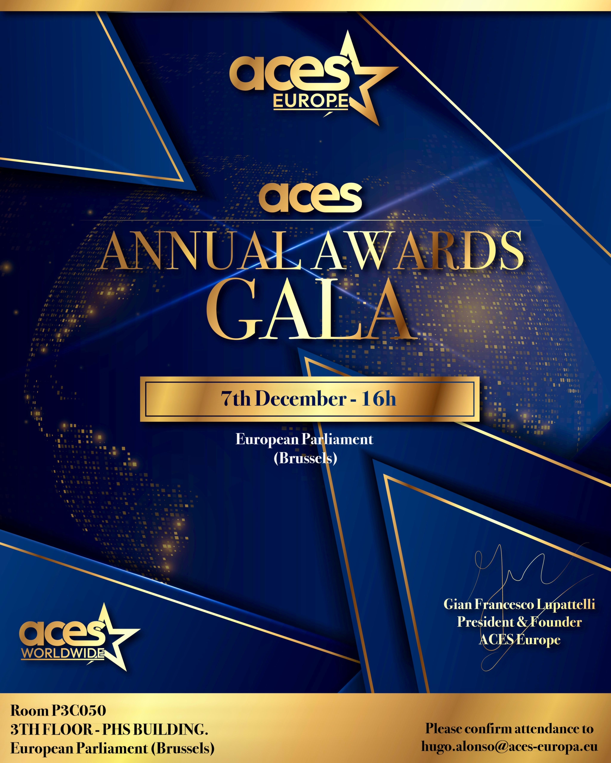Annual Awards Gala 7th Dec
